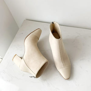 Petite Size Pointy Ankle Short Boots DS393
