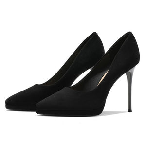 Petite Size Pointy Platform High Heels GS34