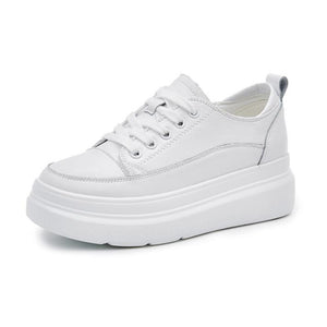 Petite Size Thick Sole White Sneakers GS165