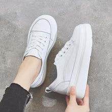 Petite Size Thick Sole White Sneakers GS165