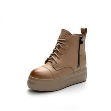 Petite Size Thicksole Side Zipper Boots DS366
