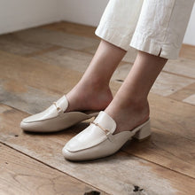 Petite Slip On Leather Loafers DS85