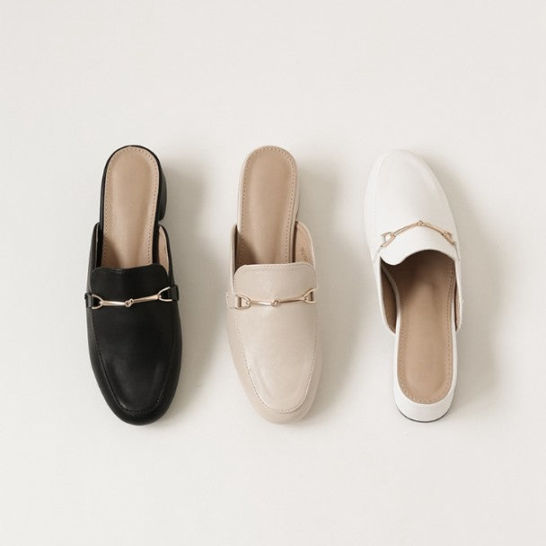 Petite Slip On Leather Loafers DS85 - AstarShoes