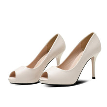 Petite Small Size Peep Heels GS69