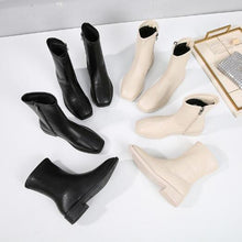 Petite Square Toe Short Boots GS227