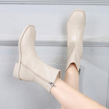 Petite Square Toe Short Boots GS227