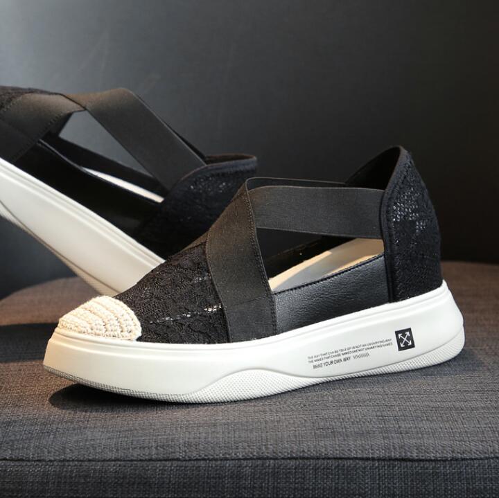 Petite Thicksole Cross Strap Espadrilles LQSW13