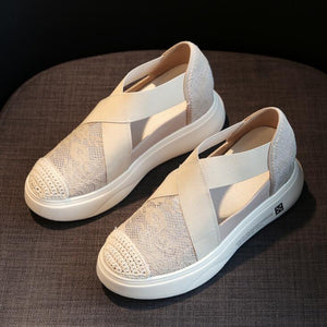 Petite Thicksole Cross Strap Espadrilles LQSW13