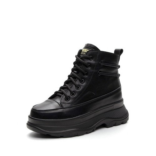 Petite Thicksole Lace Up Short Boots DS310