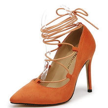 Petite Feet Women's Sexy Lace Up Dress High Heel Pumps Small Size 2 3