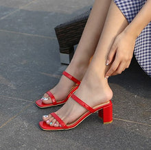 Petite Feet Womens Slip On Block Heel Sandals SS249