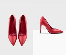 Petite Heels Size 31 Womens Pointed Leather Dress Heel Pumps