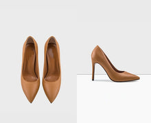Petite Heels Size 3 Womens Pointed Leather Dress Heel Pumps