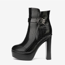 Platform Chunky High Heels For Small Feet DS297