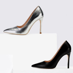 Pointy High Heel Pumps For Petite Feet GS170