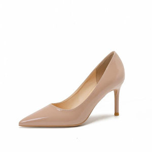 Pointy Patent Heels For Small Feet JLXY13
