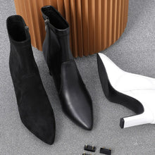 Pointy Small Size Side Zipper Boots DS327