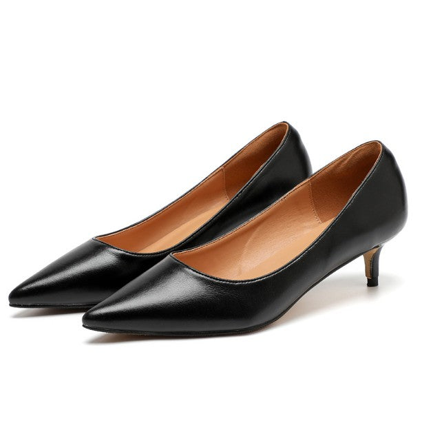 Small Size Kitten Heels For Women BS350 - AstarShoes