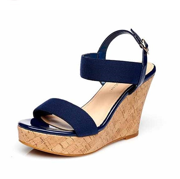 Small Size Platform Wedge Sandals SS368 - AstarShoes