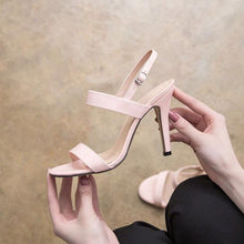 Slingback Open Toe Patent Heels For Petite Feet ES28