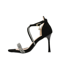 Small Cross Strap Rhinestone Summer Shoes GS117