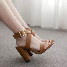 Small Feet Cross Strap Chunky Shoes GS179