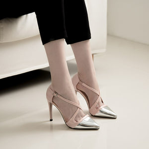 Small Feet Cross Strap High Heels GS26