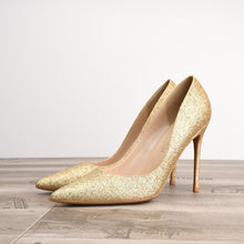 Women's Small Feet Glitter Heel Pumps DS68