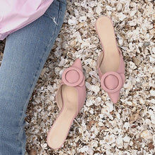 Small Feet Ladies Slip On Heels BS275