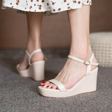 Small Feet One Strap Wedge Heels GS81