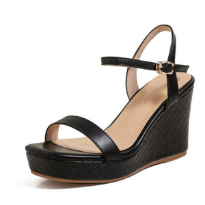 Small Feet One Strap Wedge Heels GS81