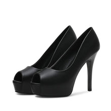 Small Feet Peep Platform High Heels GS67