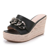 Small Feet Peep Wedge Shoes GS83