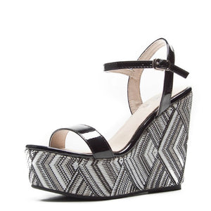 Small Feet Platform High Heel Wedge Sandals BS170