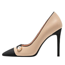 Small Feet Ladies Pointy Leather Heels DS178