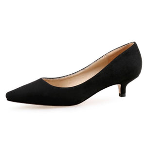 Small Feet Pointy Low Heel Shoes ANLE17
