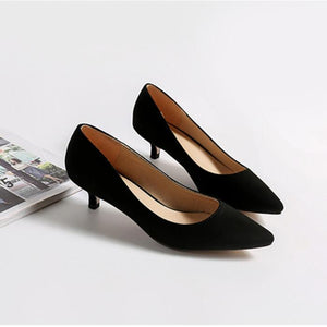 Small Feet Pointy Low Heel Shoes ANLE17