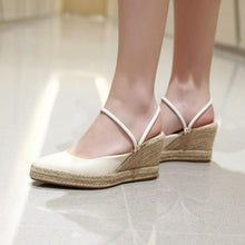 Small Feet Pointy Strap Wedge Heels GS180