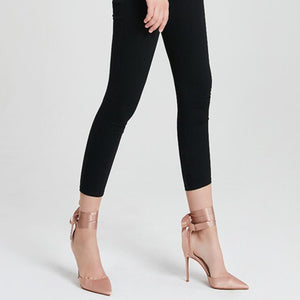 Small Feet Pointy Toe Satin High Heels ES52