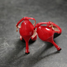 Small Feet Size 1 Ankle Strap Patent Heels GS358