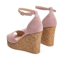 Small Feet Womens Suede Wedge Heels DS279