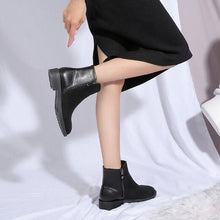 Small Flat Heel Ankle Booties For Women GS226