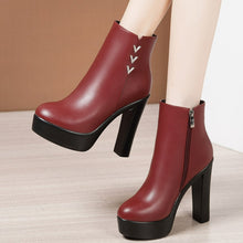 Small Platform High Heel Short Boots DS379