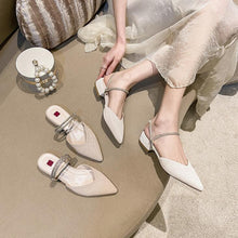 Small Pointy Low Heel Sandals GS311
