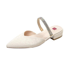 Small Pointy Low Heel Sandals GS311