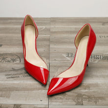 Small Pointy Side Empty Patent Heels DS360