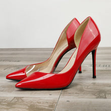 Small Pointy Side Empty Patent Heels DS360