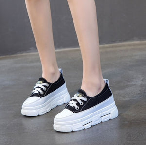 Small Size Height Increase Leather Sneakers DS29