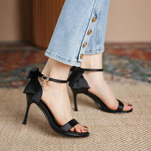 Small Size Ankle Strap Shoes With Bow Tie BS57