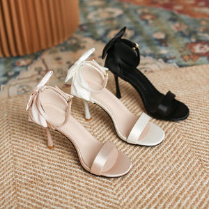 Small Size Ankle Strap Shoes With Bow Tie BS57